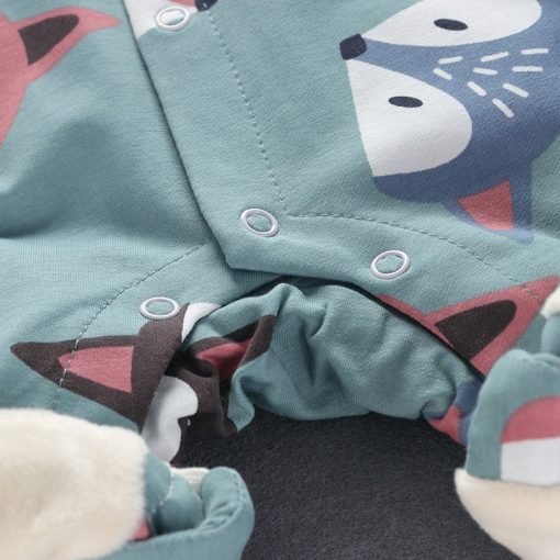 baby girl dresses, baby girl, Fox Tripple Fleece JumpSuit