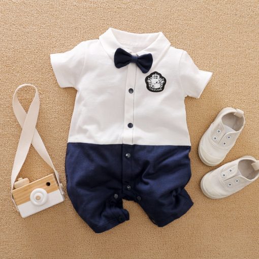 Baby Boy Bow Jumpsuit