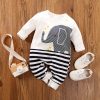 Knitted Cardigan Baby Jumpsuit